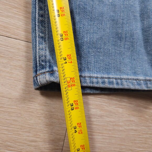 Peter Millar Crown Crafted Jeans Mens 40x34(32) Blue Stretch Denim 5-Pocket - Picture 14 of 16